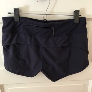 Navy lulu shorts
